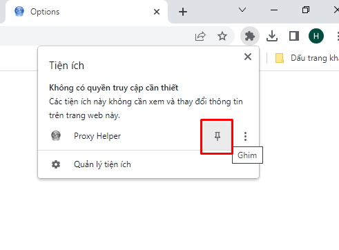 Bật Proxy để Fake Ip Trên Trình Duyệt Chrome Bằng Proxy helper