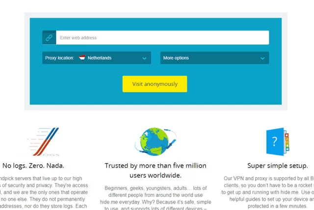 Hide.me proxy proxy miễn phí