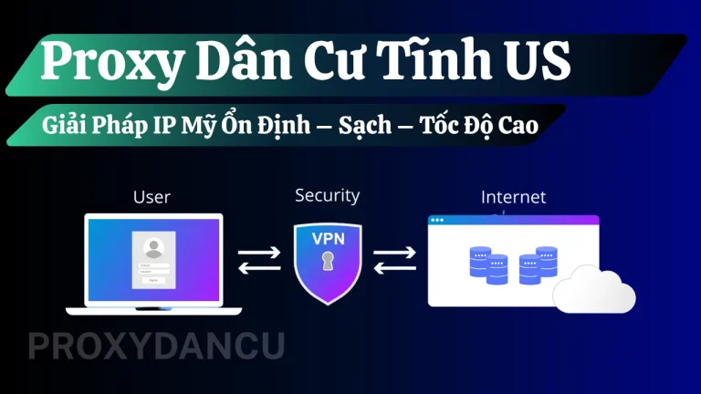Proxy Dân Cư Tĩnh US_ Giải Pháp IP Mỹ Ổn Định – Sạch – Tốc Độ Cao